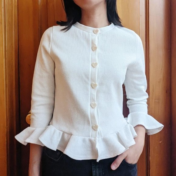 Lisa Says Gah Tops - Lisa Says Gah Olivia Top White